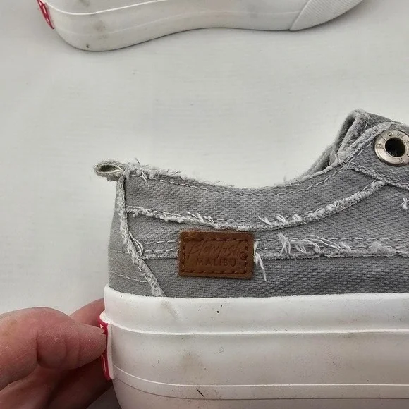 Blowfish Malibu Lunar Smoked 3982 Platform Sneakers Slide-in Kids 12 New W/O Box - Picture 6 of 8